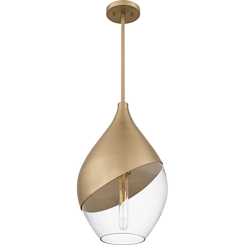 Drover 1-Light Pendant, Gold