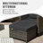 Kaniha Premium All-Weather Wicker 5 - Person Patio Conversation Set with Cushions-1408465110