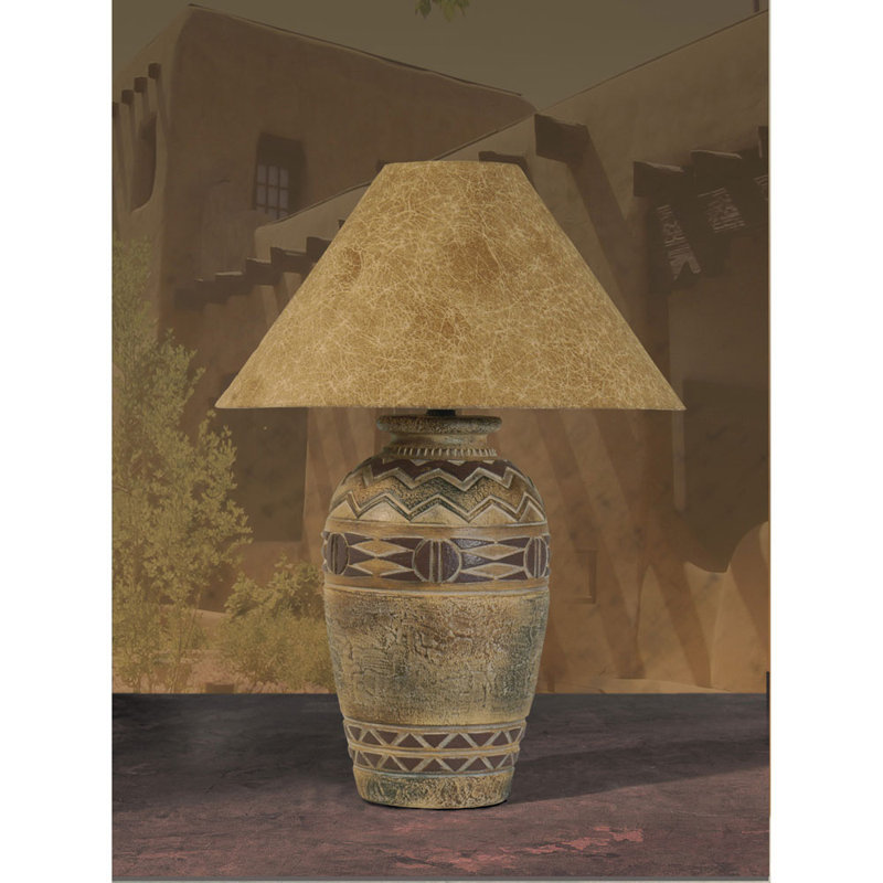 Lampe De Table Sud-ouest 30" H Avec Abat-jour Empire