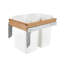 Poubelles doubles en bois Rev-A-Shelf -130619753