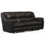 Baraona 90" Leather Match Pillow Top Arm Reclining Sofa-48124754