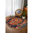 Menas Collection Digital Print Cotton-Polyester Colorful Moroccan Rug-2100882745