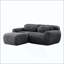 Canapé en forme de L sans os, tissu moelleux moelleux et moelleux, avec éponge haute densité 32D, sans assemblage requis, conception ergonomique inférieure antidérapante, avec coussins décoratifs, convient aux chambres à coucher-1184088039