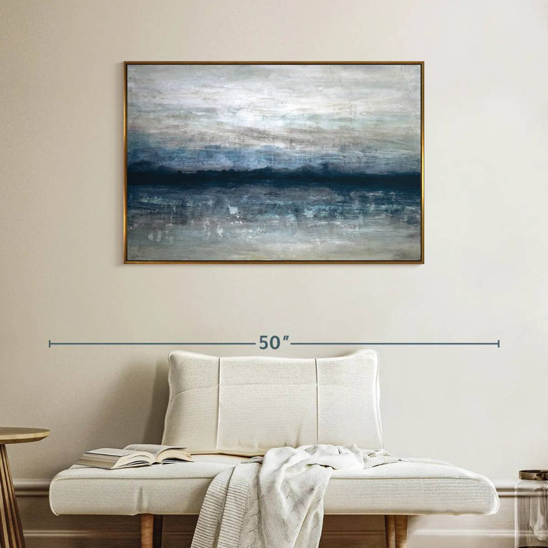 Shimmer Fausley, Floating Frame Gold, 40" X 27"