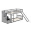 Bunk Bed With Storage Stairway And Slide-303428708