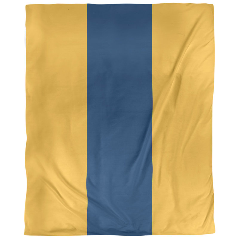 Tissu de basket-indiana indiana, Or / bleu marine