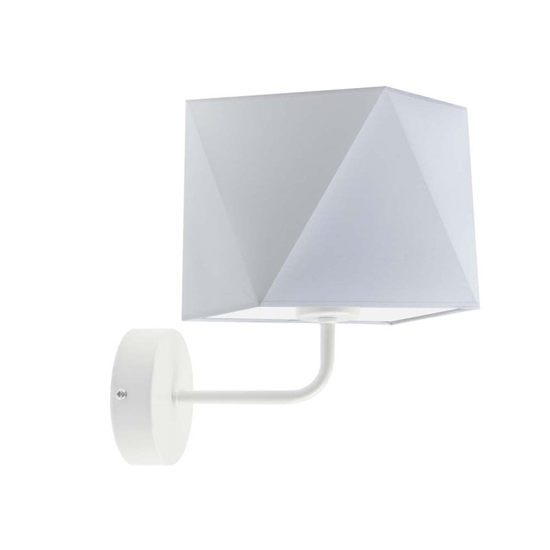 Ayak Armed Sconce, White, Light Grey