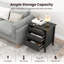 Abdülsamet Modern Wooden Nightstand with 3 Drawers-1239995920