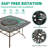 10-Piece Outdoor High Patio Dining Set, All Weather Cast Aluminum Outdoor Bar Table And Chairs Set, Includes 8 Swivel Bar Stools & 63.98" Bar Height Dining Table With 35.38" Lazy Susan, Umbrella Hole-909730879
