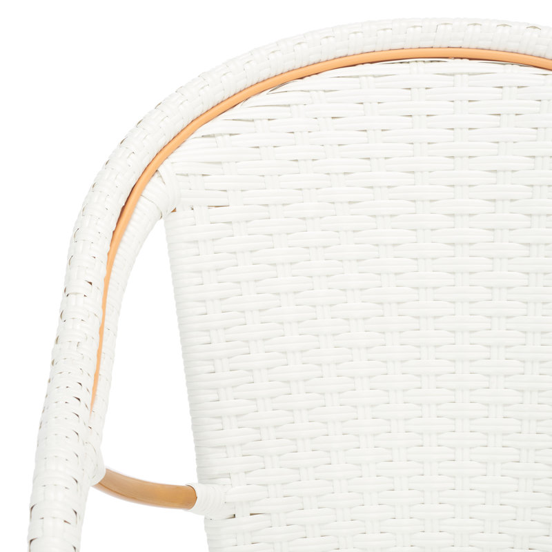 Tabouret de comptoir Popplewell, Blanc