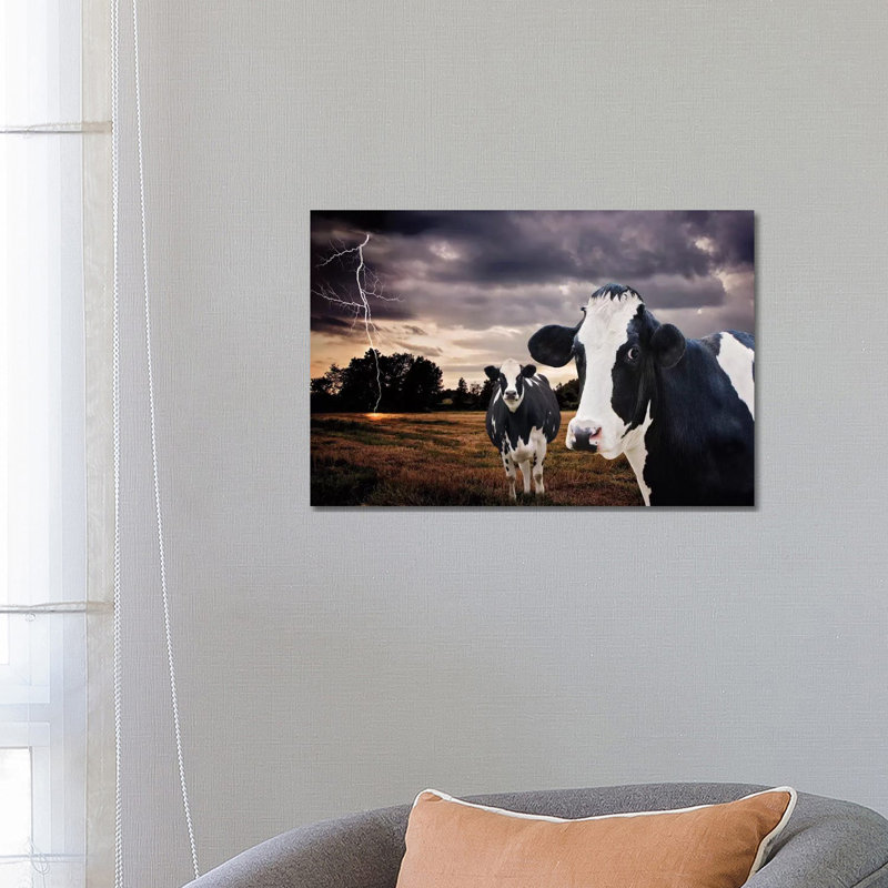 Till The Cows Come Home by Karen Burke - Wrapped Canvas Print, 45.72cm H x 66.04cm W x 1.91cm D