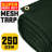 4 ft. X 10 ft. 250 GSM 7.5 oz. Heavy Duty Mesh Tarp, UV Resistant-102516703