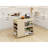 Versatile Kitchen Island Cart With Smooth Functionality And Stylish Design