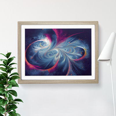 XH1022-7083X Positive Abstract Fractals - Single Picture Frame Print