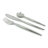 Hammered Stainless Steel 36 Piece Flatware Set, Service for 12