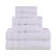Ensemble de serviettes de bain 100% coton à bordure géométrique-1900198050