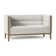 Dyson 58" Tuxedo Arm Loveseat