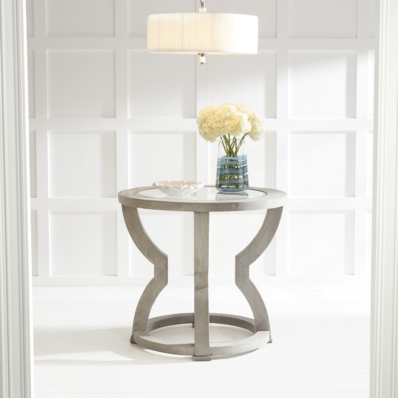 Pantheon Glass End Table