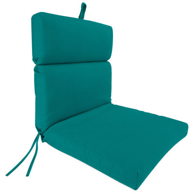 22" x 44" Outdoor Chair Cushion with Ties and Loop by Winston Porter