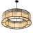 Bernardi 10 - Light Acrylic Drum Chandelier