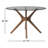Geary Round Glass Top Dining Table