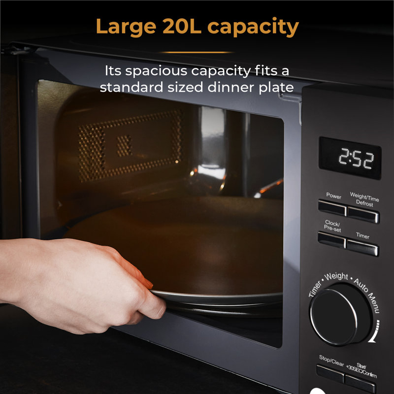 Tower Renaissance 44cm 20m³ L 800W - Watt Countertop Microwave