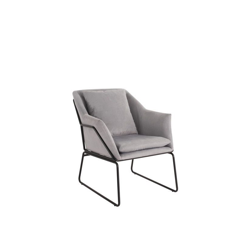 Chaise d'appoint Adore Decor Odile, Gris