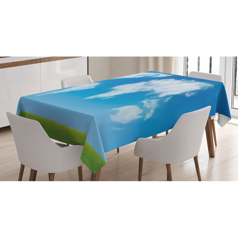 World Map Tablecloth, 70" L x 52" W