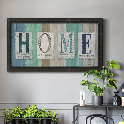 Toile encadrée Home Premium - prête à être accrochée