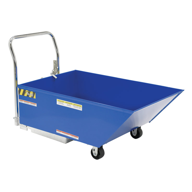 Poubelle à profil bas 239,65 gallons, H 33,62 po x l 29,81 po x P 54 po