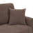 Narnclaedra 65'' Corduroy Square Arm Loveseat-1519751805
