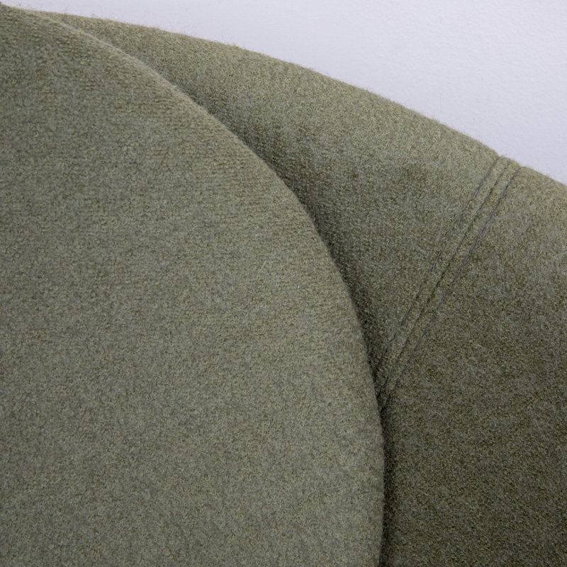 Fauteuil d'appoint Vintage, 100% polyester olive