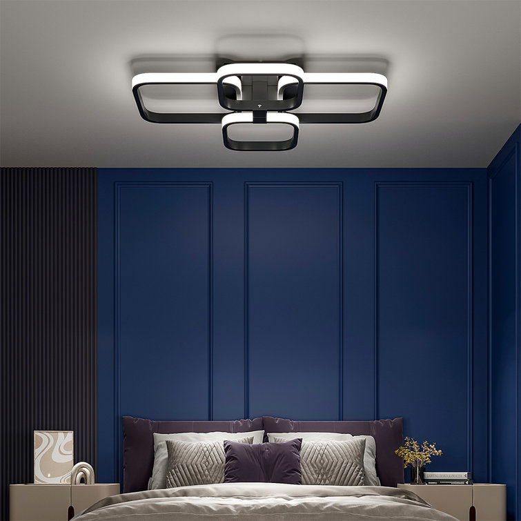 Ceiling Light 4-Light 60cm LED Semi Flush Mount Light