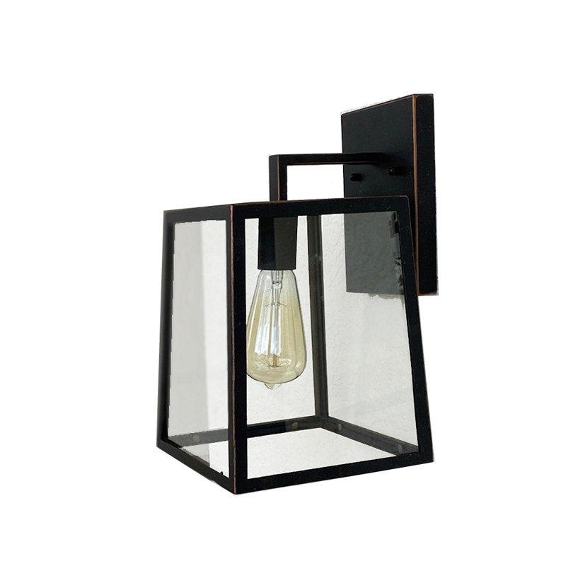 1 Light Outdoor Wall Mounted Lighting, 13" H x 8" W x 9" D