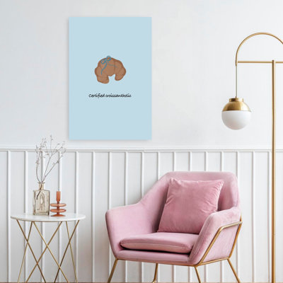 Croissantholic, art mural moderne