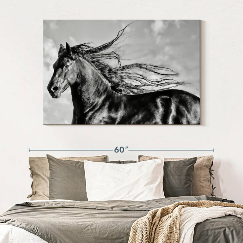 Wind Blown Mane III, 34" H x 51" W