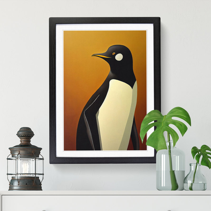 Penguin Contemporary Vol.5 - Single Picture Frame Print, 34cm H x 25cm W x 2cm D, Black