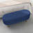 Ottoman Oval Storage Bench,Rubber Wood Legs,BLUE(43.5"X16"X16")-1571833160