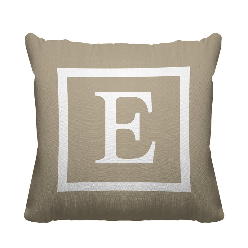 Coussin Colter, Beige, L 19 po x H 19 po, 19 po x l 19 po