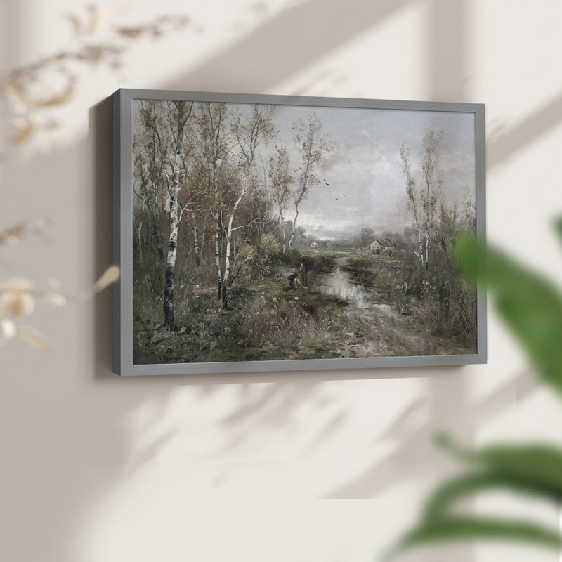 Paysages rétro-D - impression encadrée - réaménageable, H 8 po x l 10 po