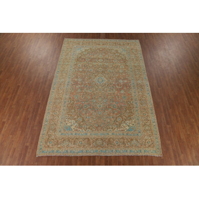 Distressed Floral Traditional Area Rug 8x12