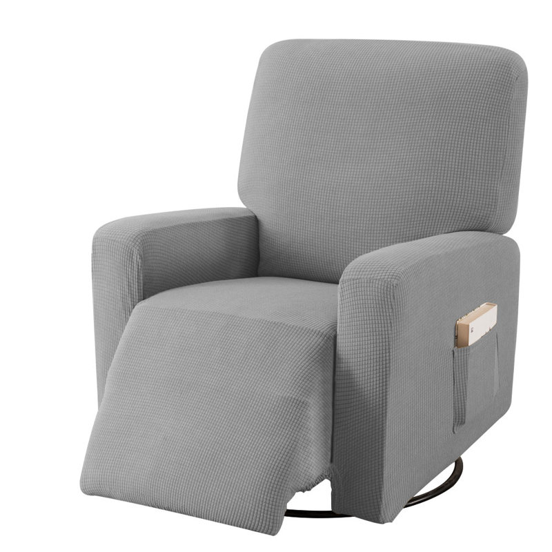 T-Cushion Recliner Slipcover, Light Grey