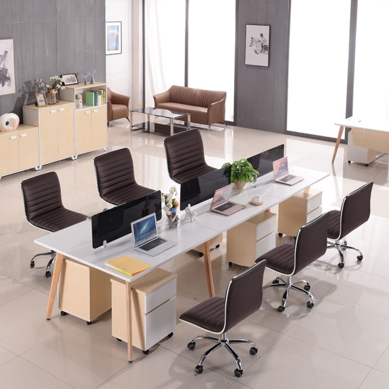 Fauteuil de bureau en cuir synthétique à dossier bas Correen, Brun