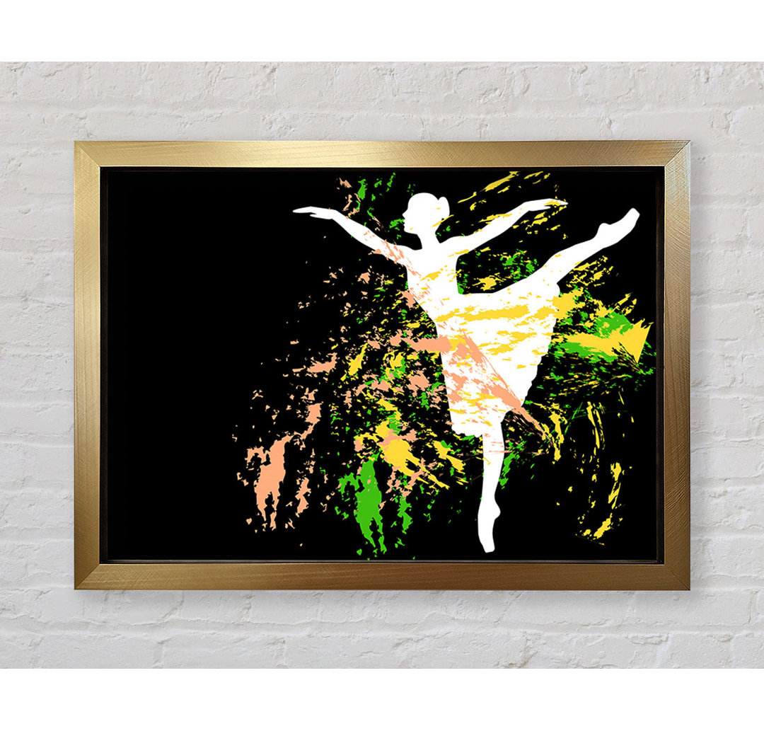 Regenbogen Ballerina 3 - Druck