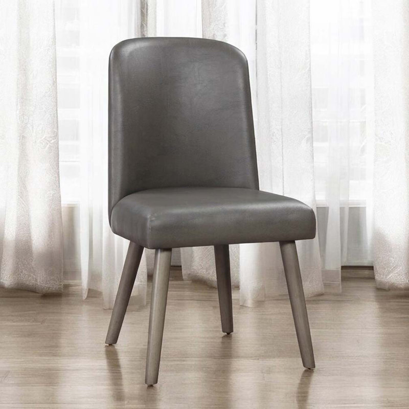 Chaises d'appoint rembourrées en cuir de polyuréthane