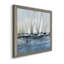 Bleu floral - peinture sur toile encadrée-1350311868-1350311864