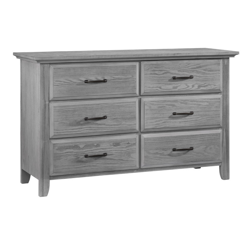 Willowbrook 6 Drawer Dresser, Graphite Gray