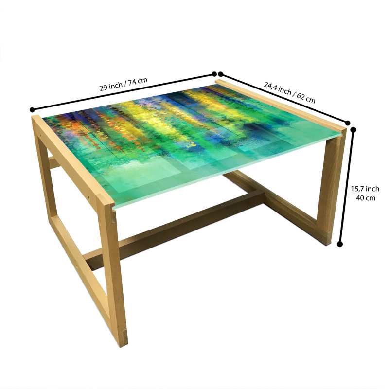 Iratze Sled Coffee Table, 40cm H x 74cm W x 62cm D