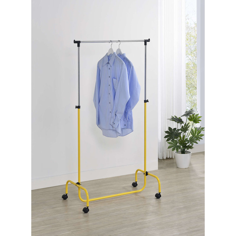 Support à vêtements standard Sevannah, Chrome/Yellow