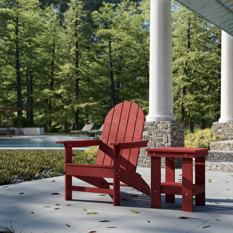 Freedom Traditional Adirondack Chair, Cardinal Red
